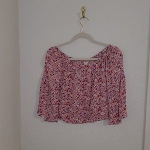 Off the shoulder flowy top